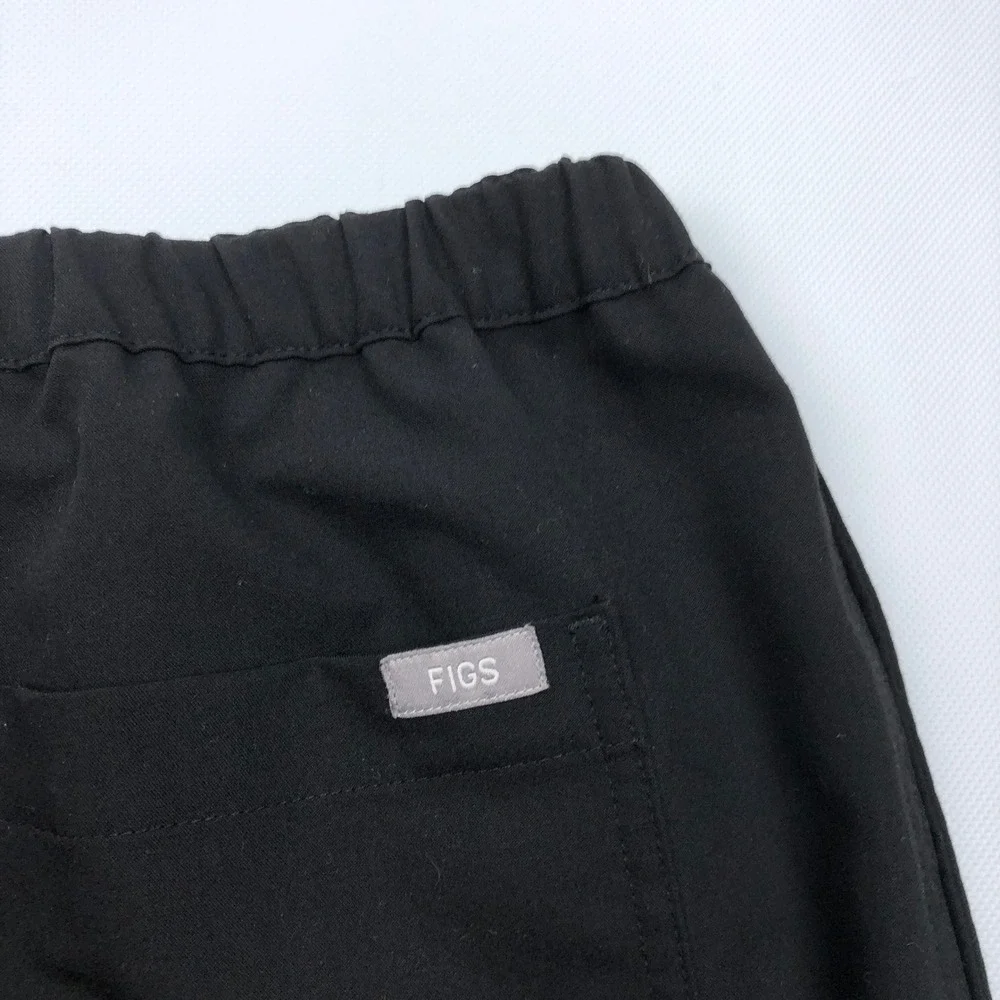 FIGS Mens Pisco Technical Collection Straight Leg Scrub Pants Black Large FM4500